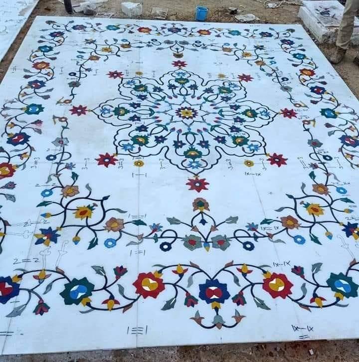Floral Marble Inlay