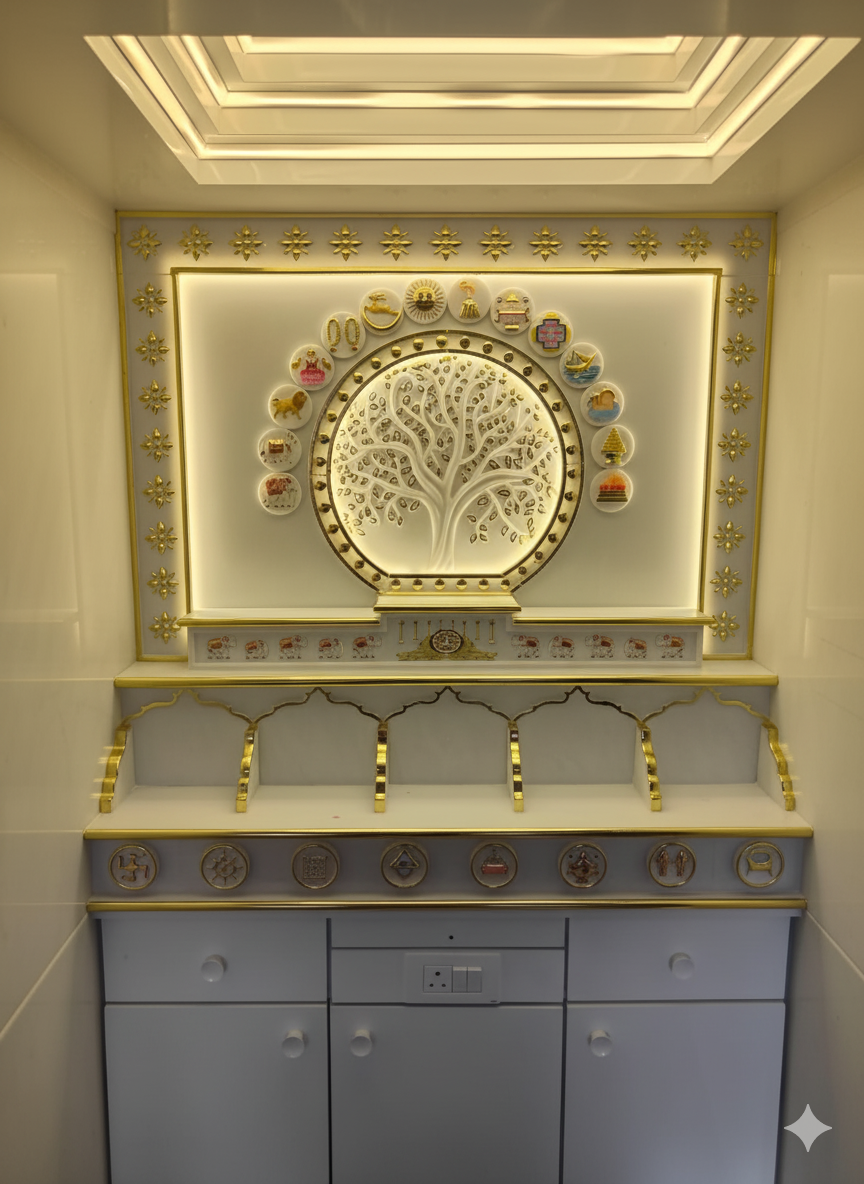 Handcrafted Pooja Mandir