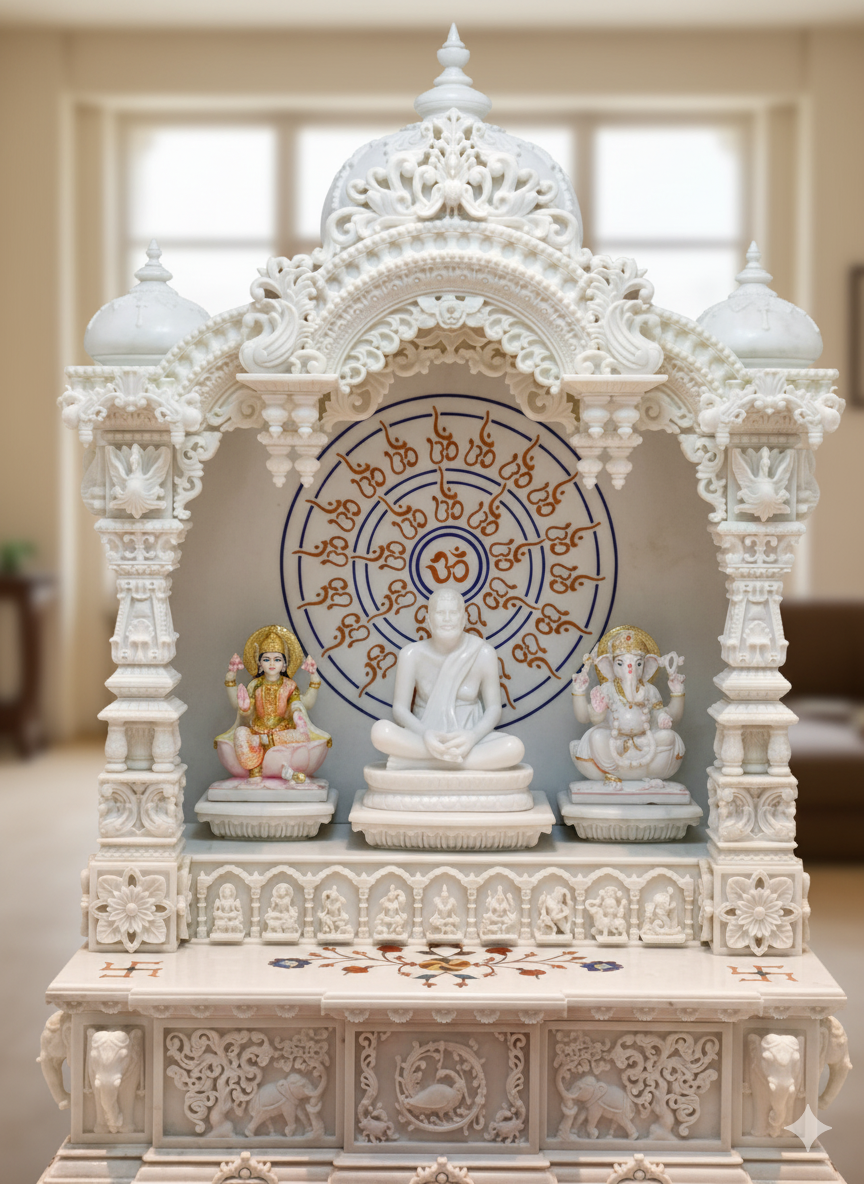 Intricate Marble Temple