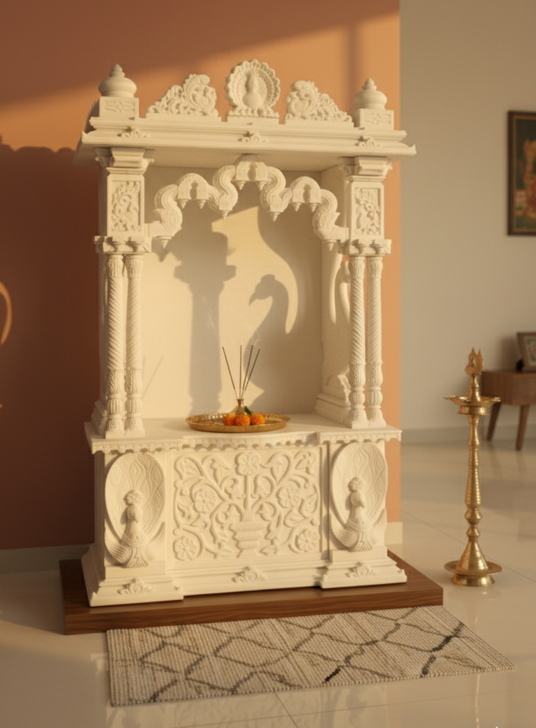 Elegant Marble Shrine