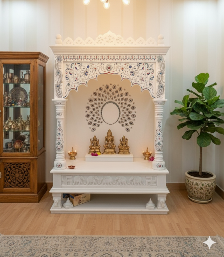 Traditional Marble Mandir
